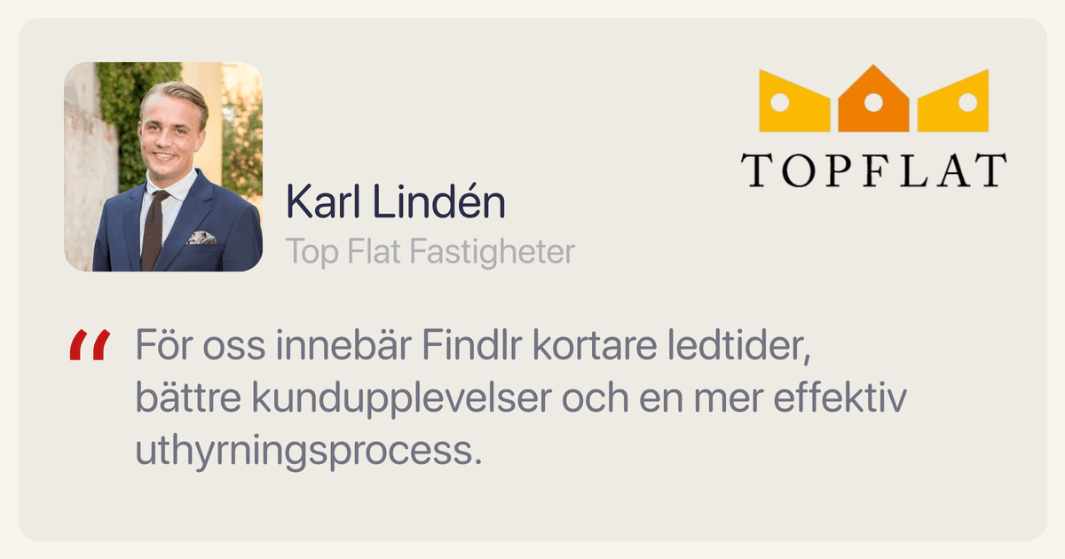 Hur Topflat använder Findlr thumbnail