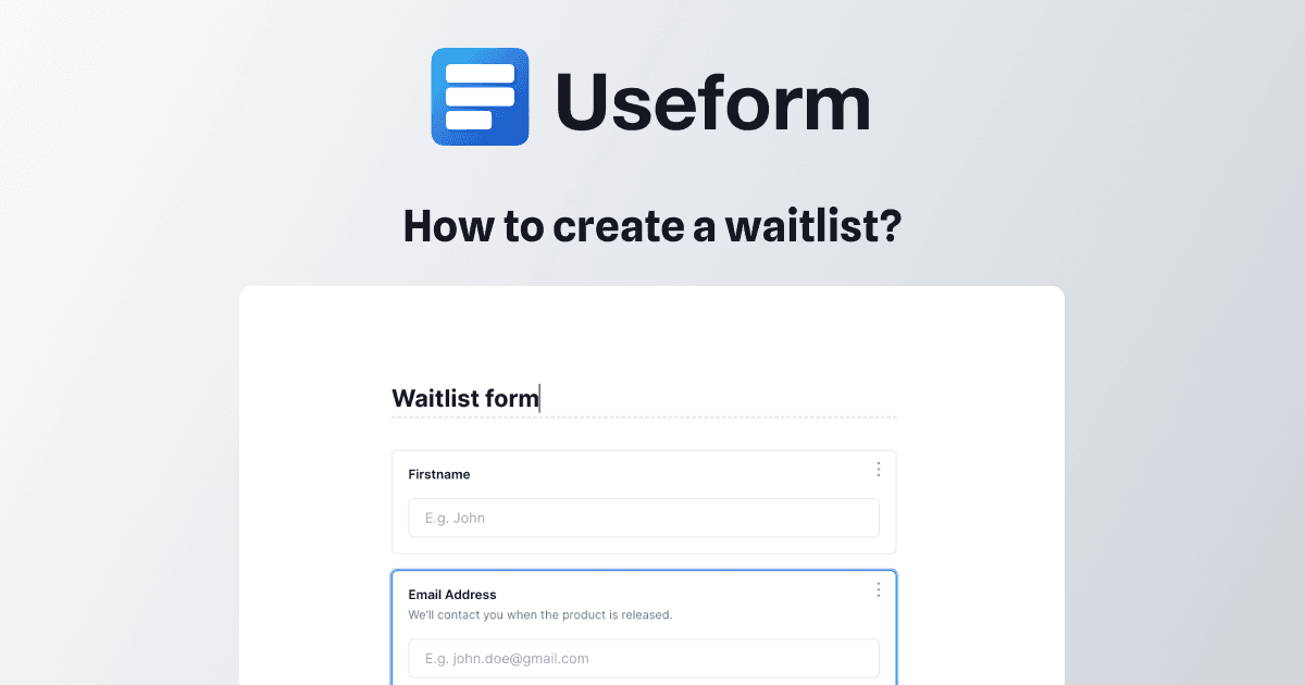 How to create a waitlist? thumbnail